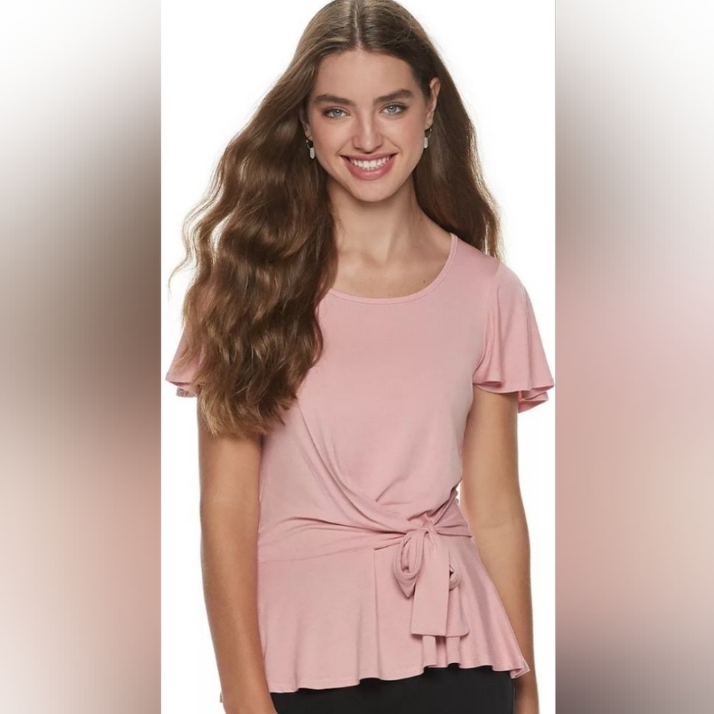 NWT candies faux wrap top